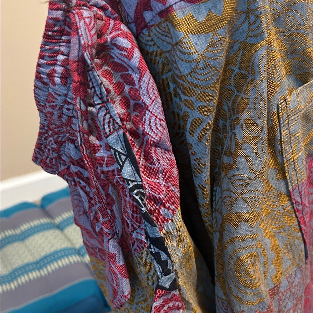 Artisan Patterned Wide-Leg Pants - image 4